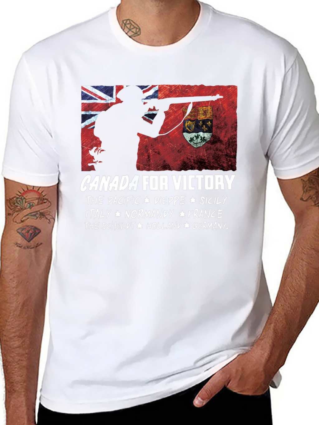 Canada for Victory Graphic T-Shirt
