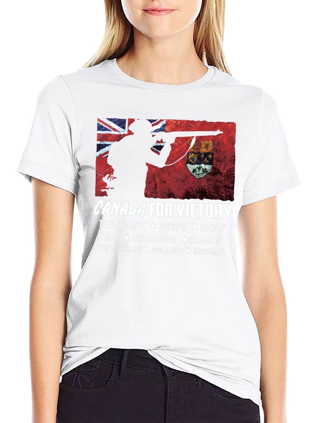 Canada for Victory Graphic T-Shirt
