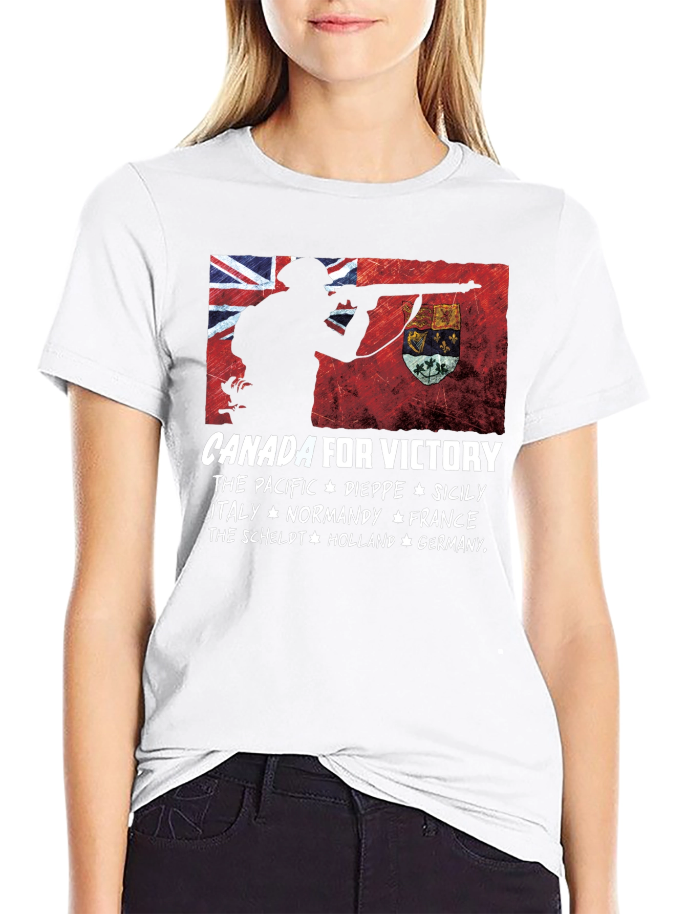Canada for Victory Graphic T-Shirt