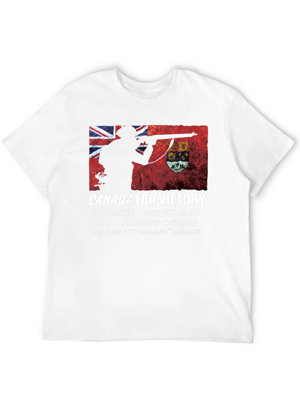 Canada for Victory Graphic T-Shirt
