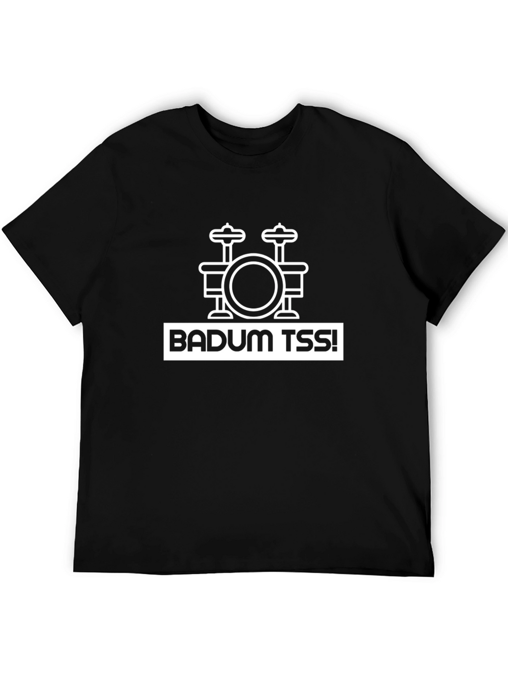 Badum Tss Drum Kit T-Shirt - Black