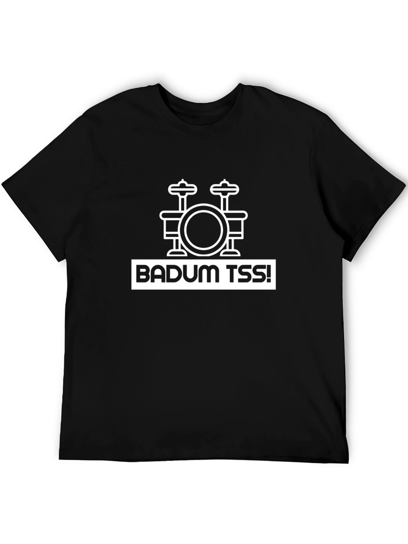 Badum Tss Drum Kit T-Shirt - Black