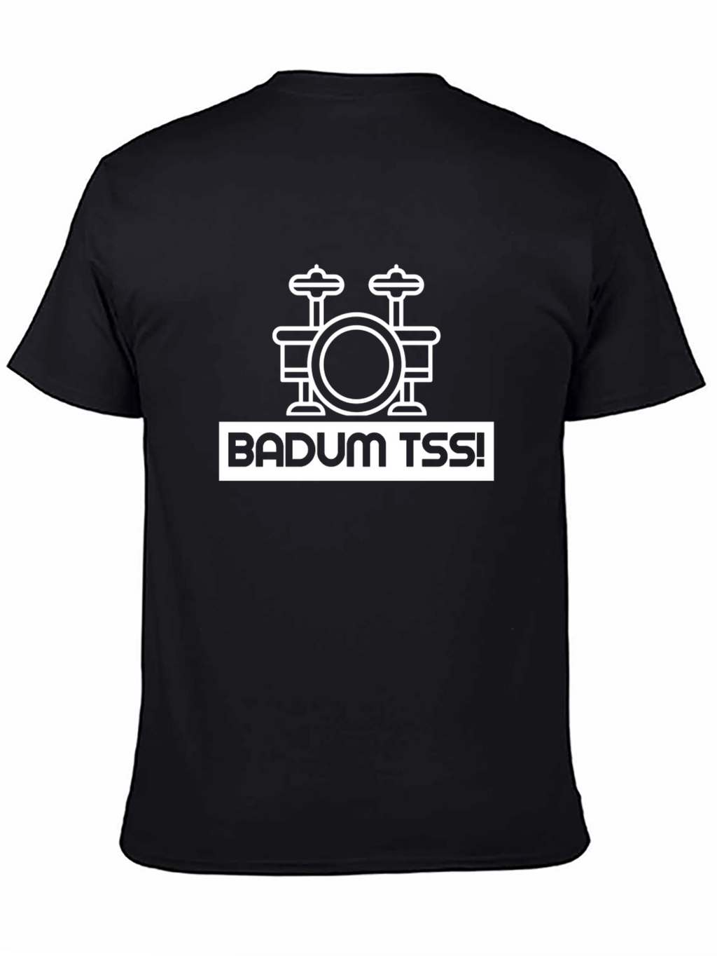 Badum Tss Drum Kit T-Shirt - Black