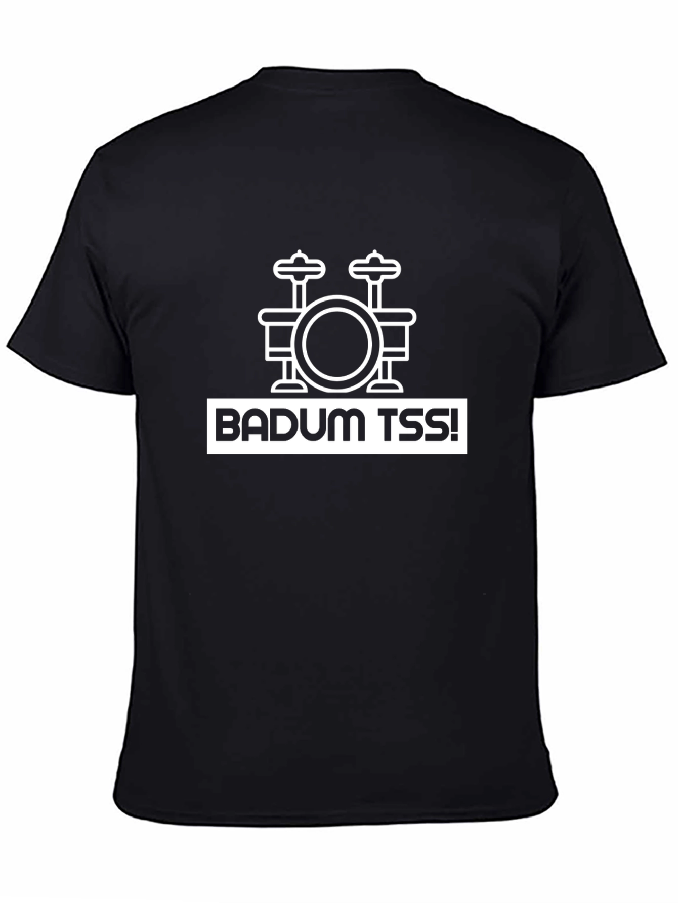Badum Tss Drum Kit T-Shirt - Black