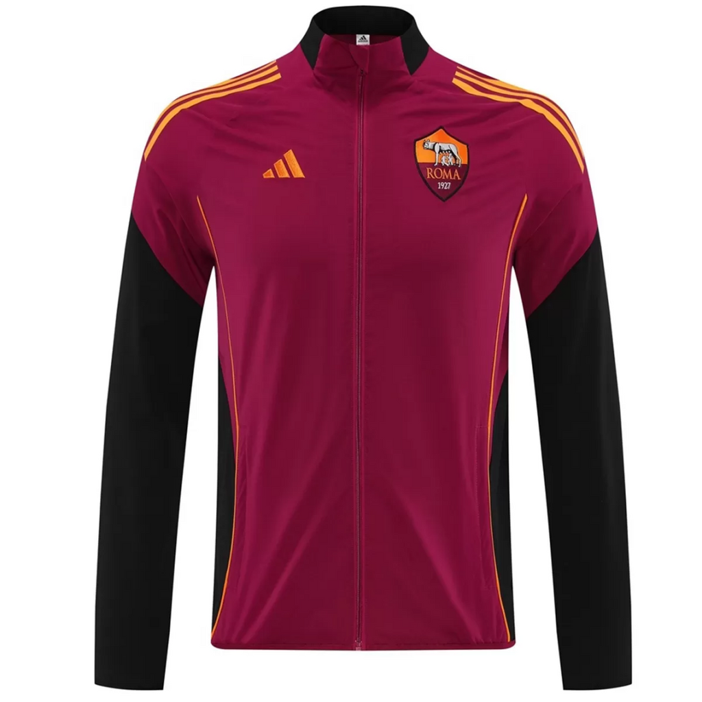 AS Roma Windbreaker Jacket Red 2025/26