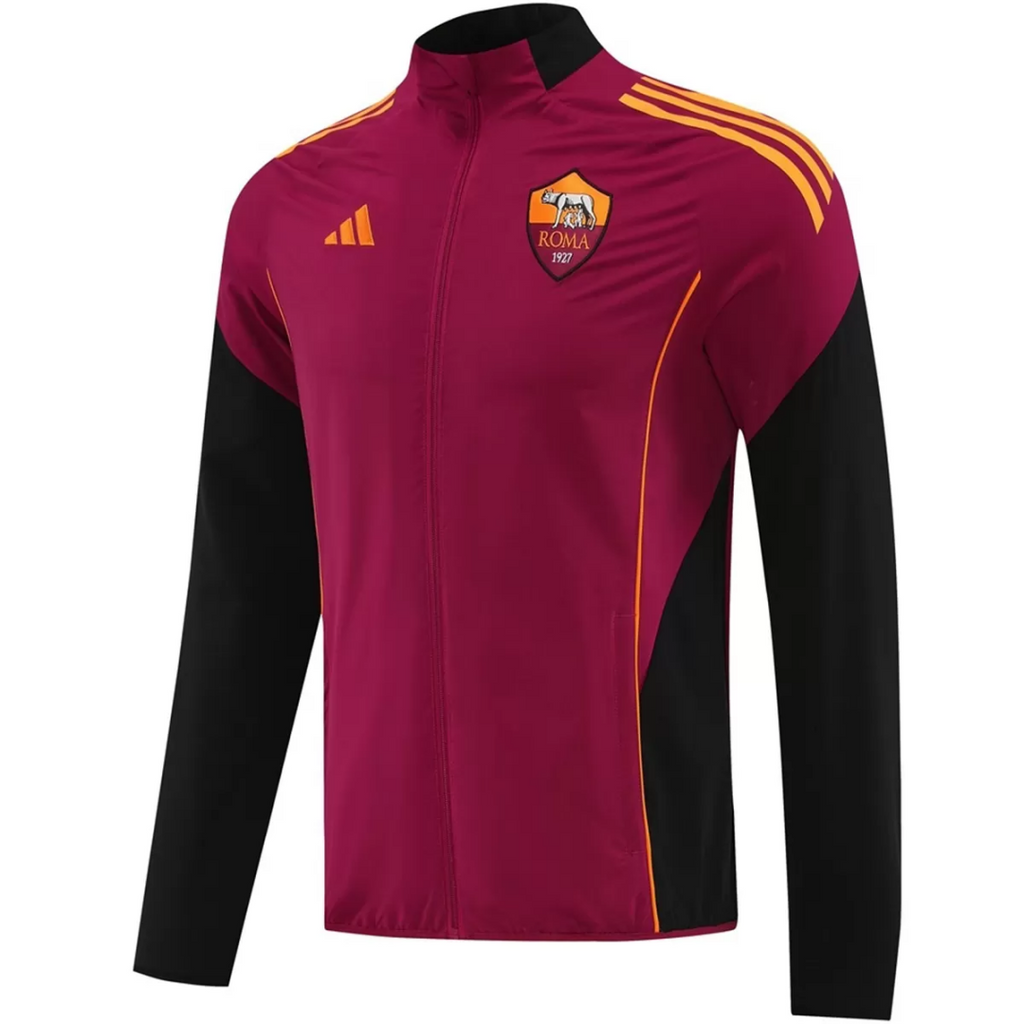 AS Roma Windbreaker Jacket Red 2025/26