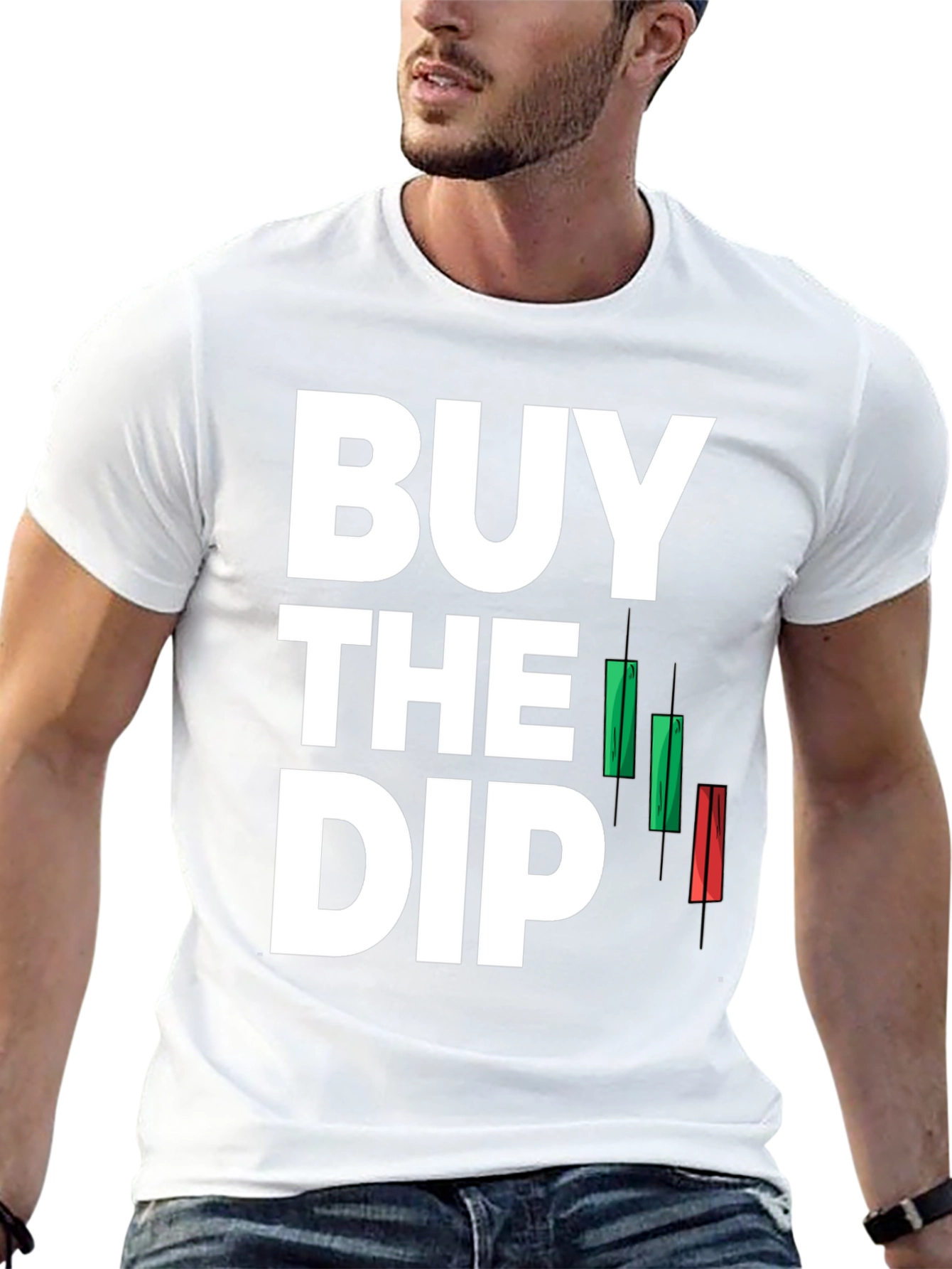 Buy the Dip T-Shirt - Stock Market Investor Tee