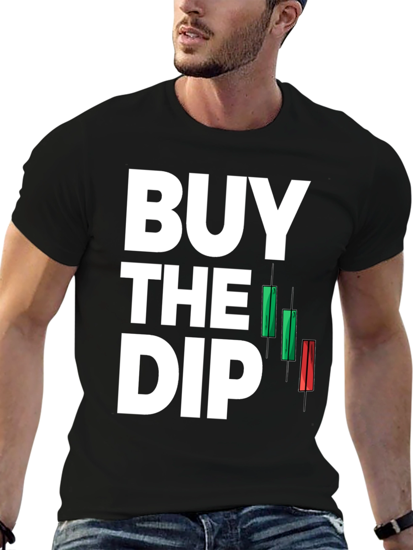 Buy the Dip T-Shirt - Stock Market Investor Tee