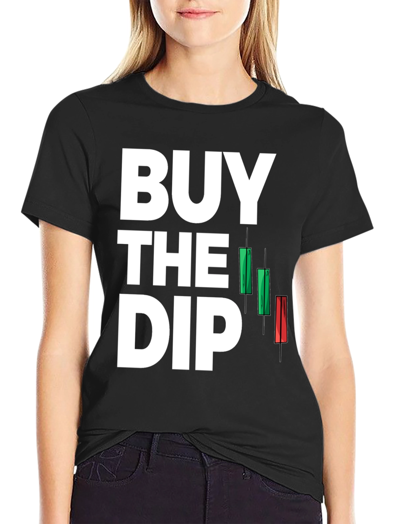 Buy the Dip T-Shirt - Stock Market Investor Tee