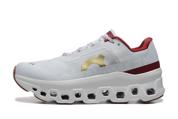 On Running Cloudmonster Sneakers Beige | Maroon Year of the Snake Limited Edition