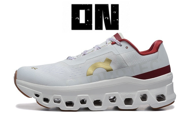 On Running Cloudmonster Sneakers Beige | Maroon Year of the Snake Limited Edition