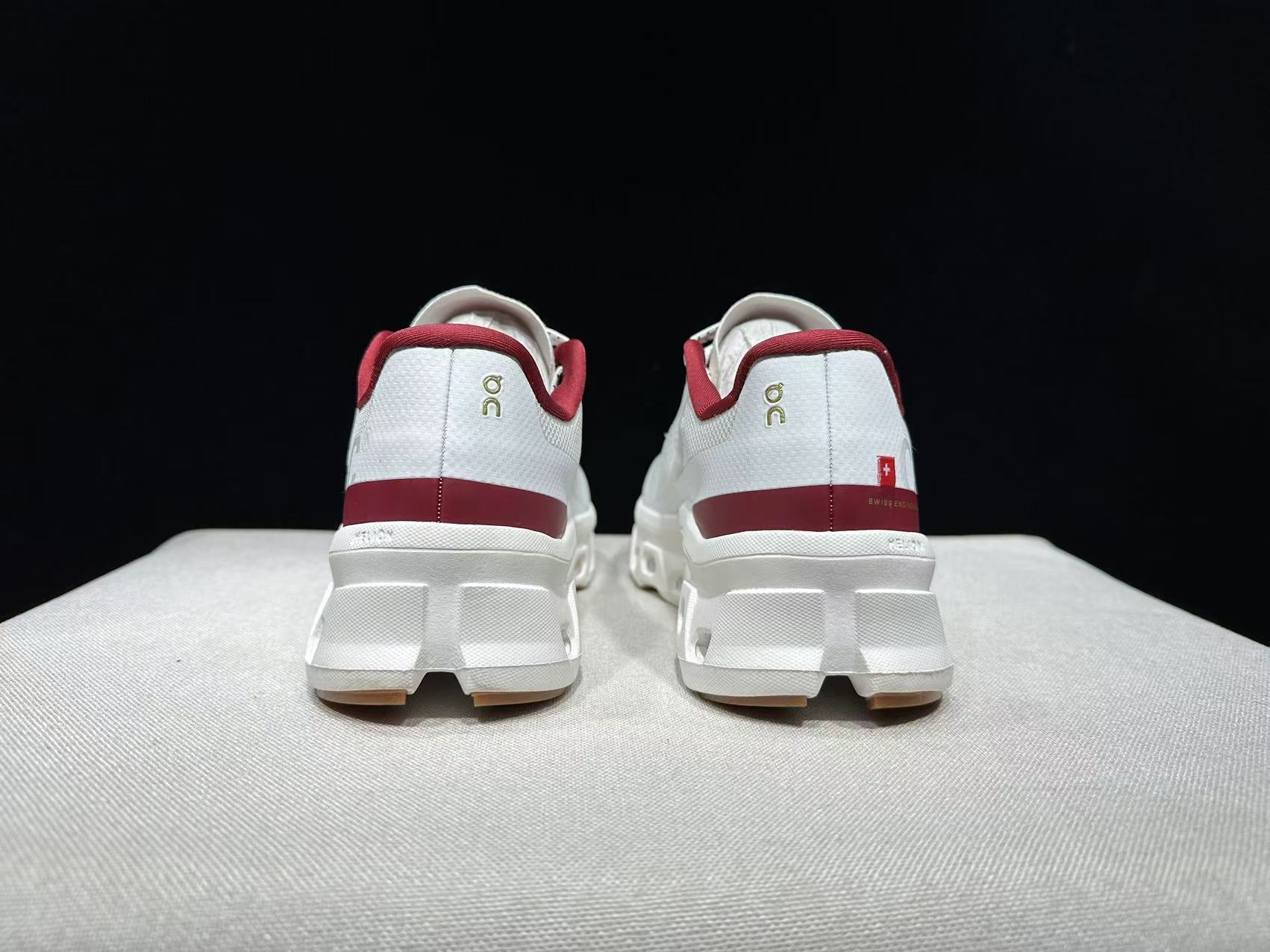 On Running Cloudmonster Sneakers Beige | Maroon Year of the Snake Limited Edition