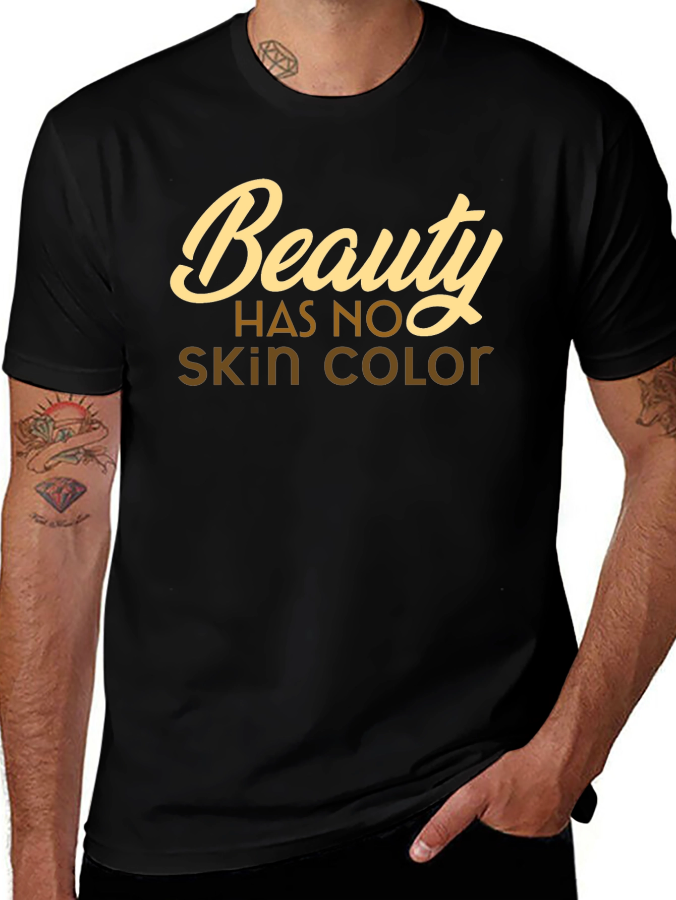 Beauty Has No Skin Color T-Shirt