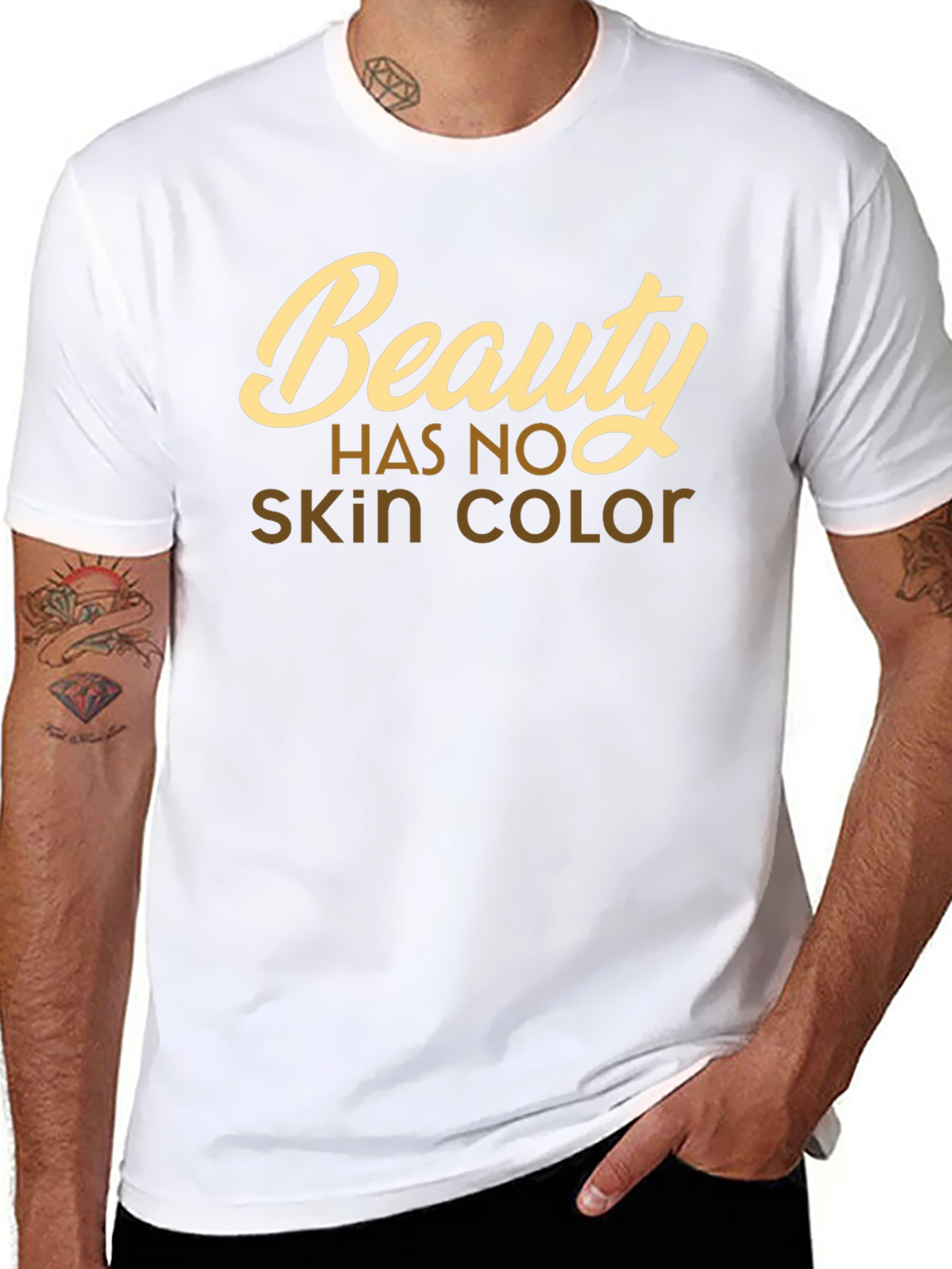 Beauty Has No Skin Color T-Shirt