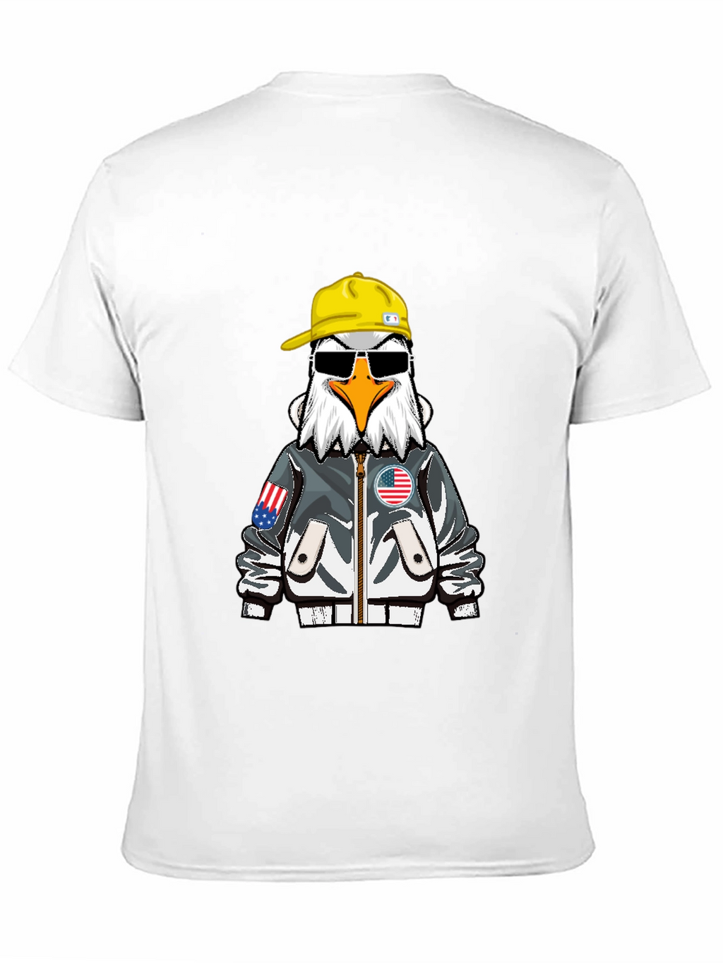 Cool Eagle Graphic Tee - Patriotic Style