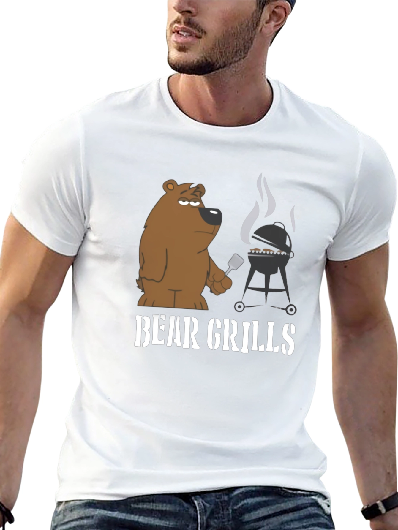 Bear Grills Funny Graphic Tee