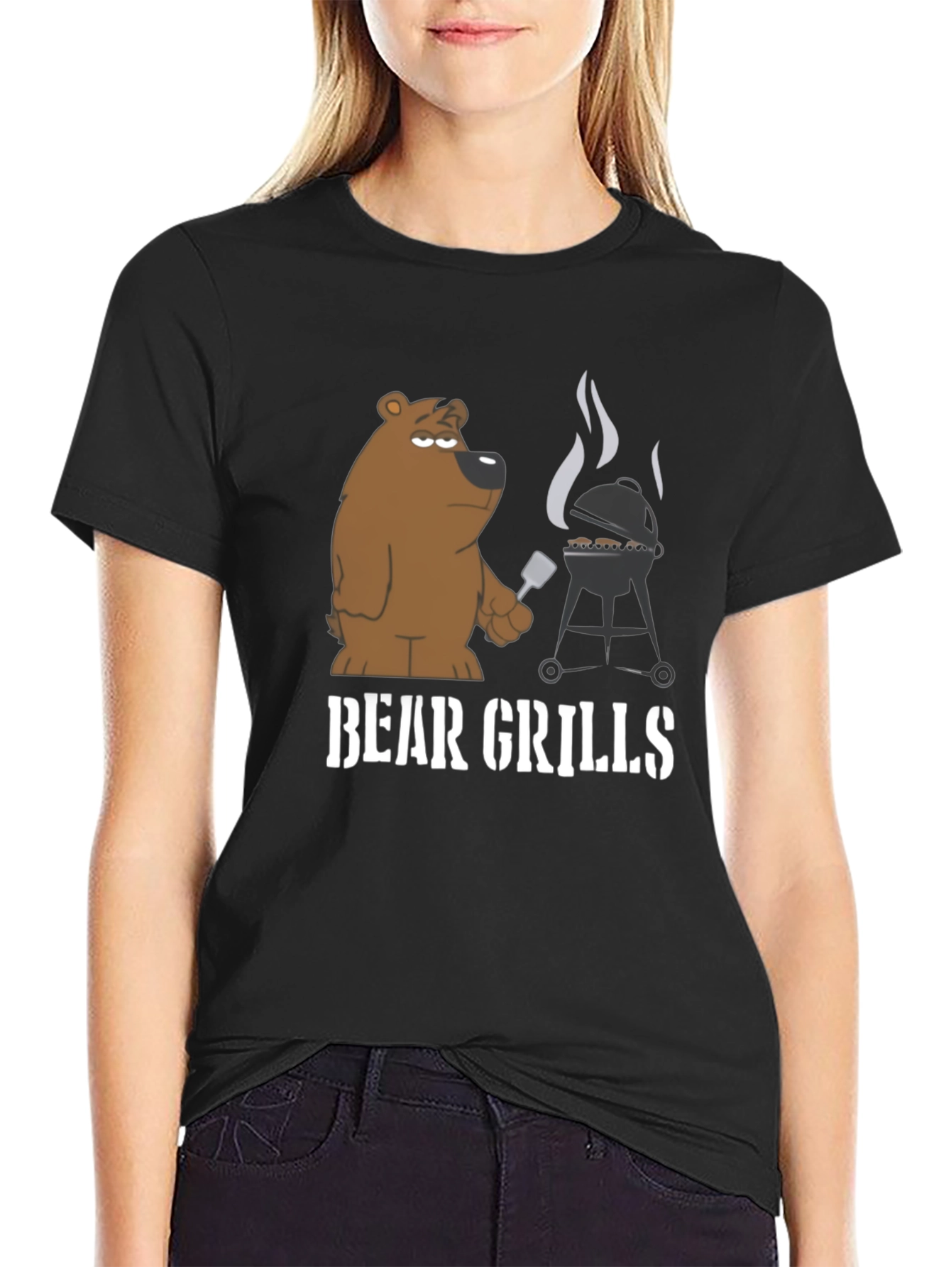 Bear Grills Funny Graphic Tee