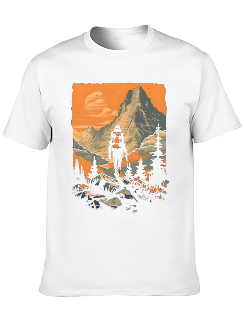 Mountain Hiker Graphic Tee - Adventure Awaits