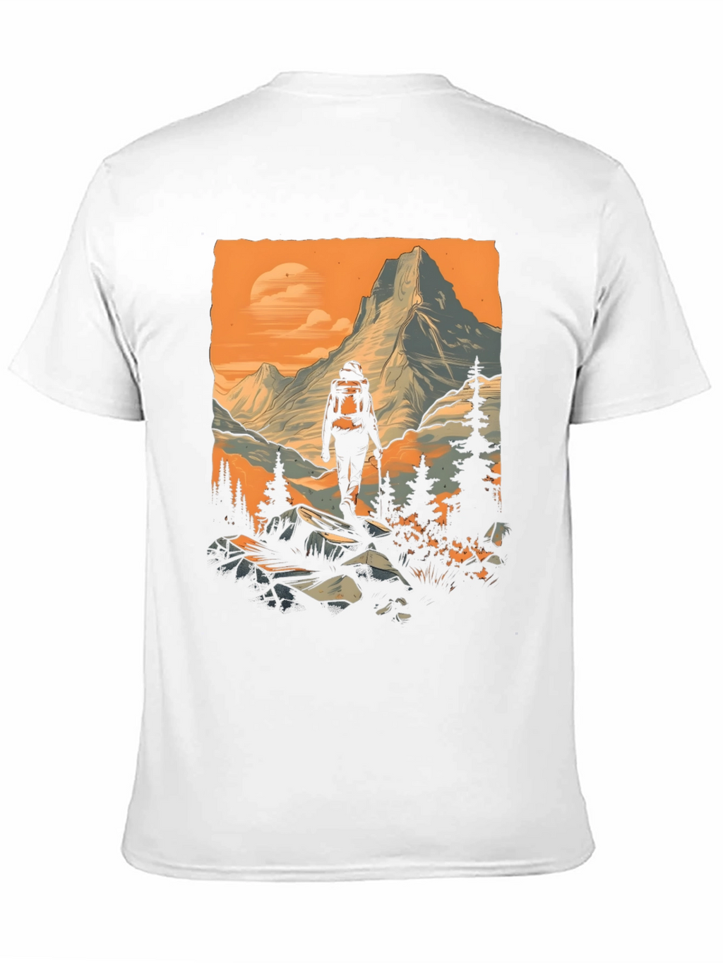 Mountain Hiker Graphic Tee - Adventure Awaits