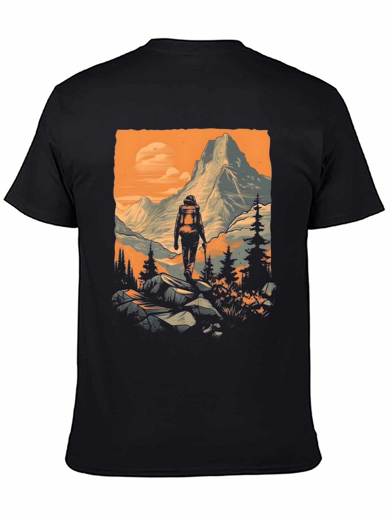 Mountain Hiker Graphic Tee - Adventure Awaits
