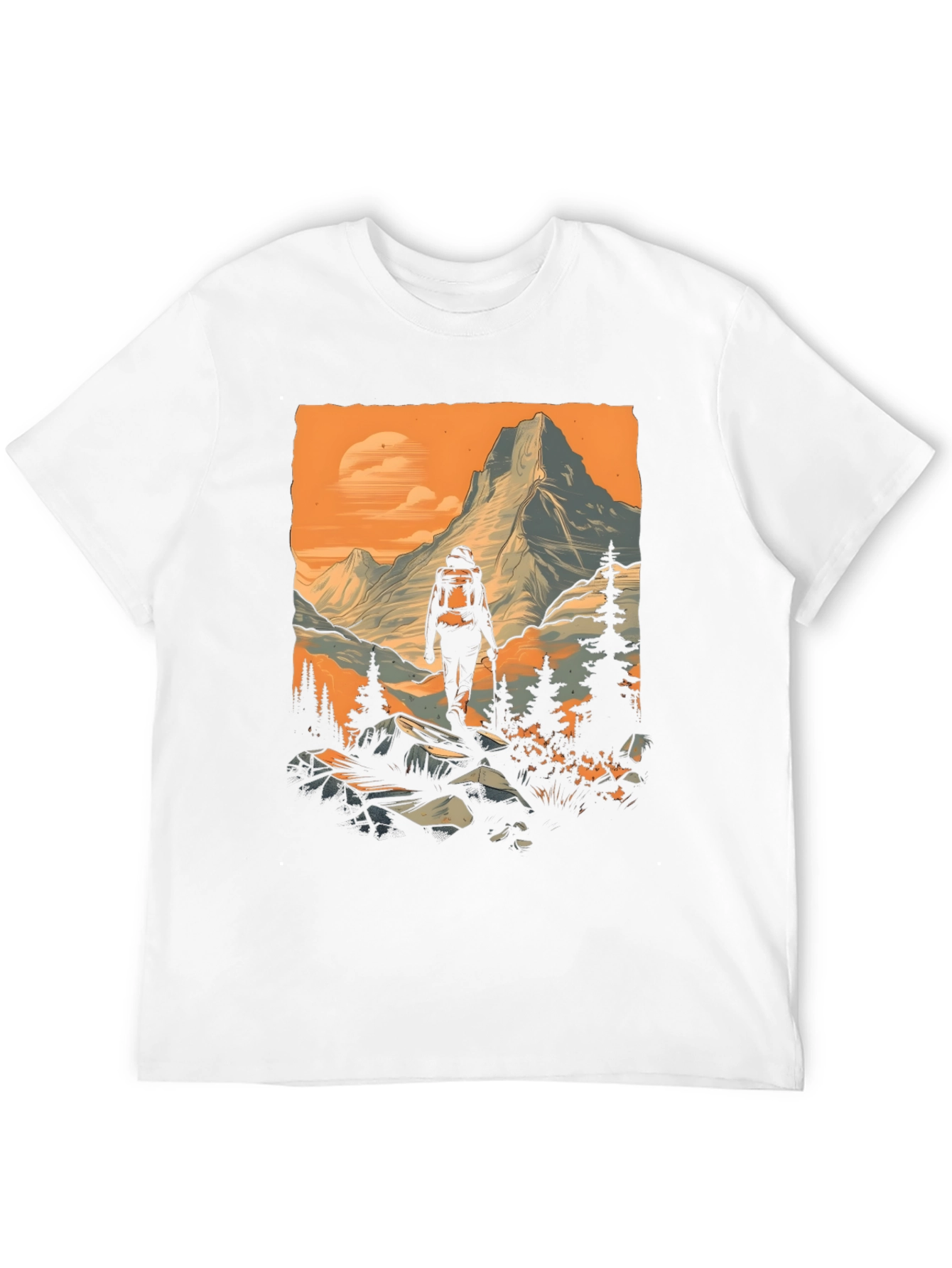 Mountain Hiker Graphic Tee - Adventure Awaits