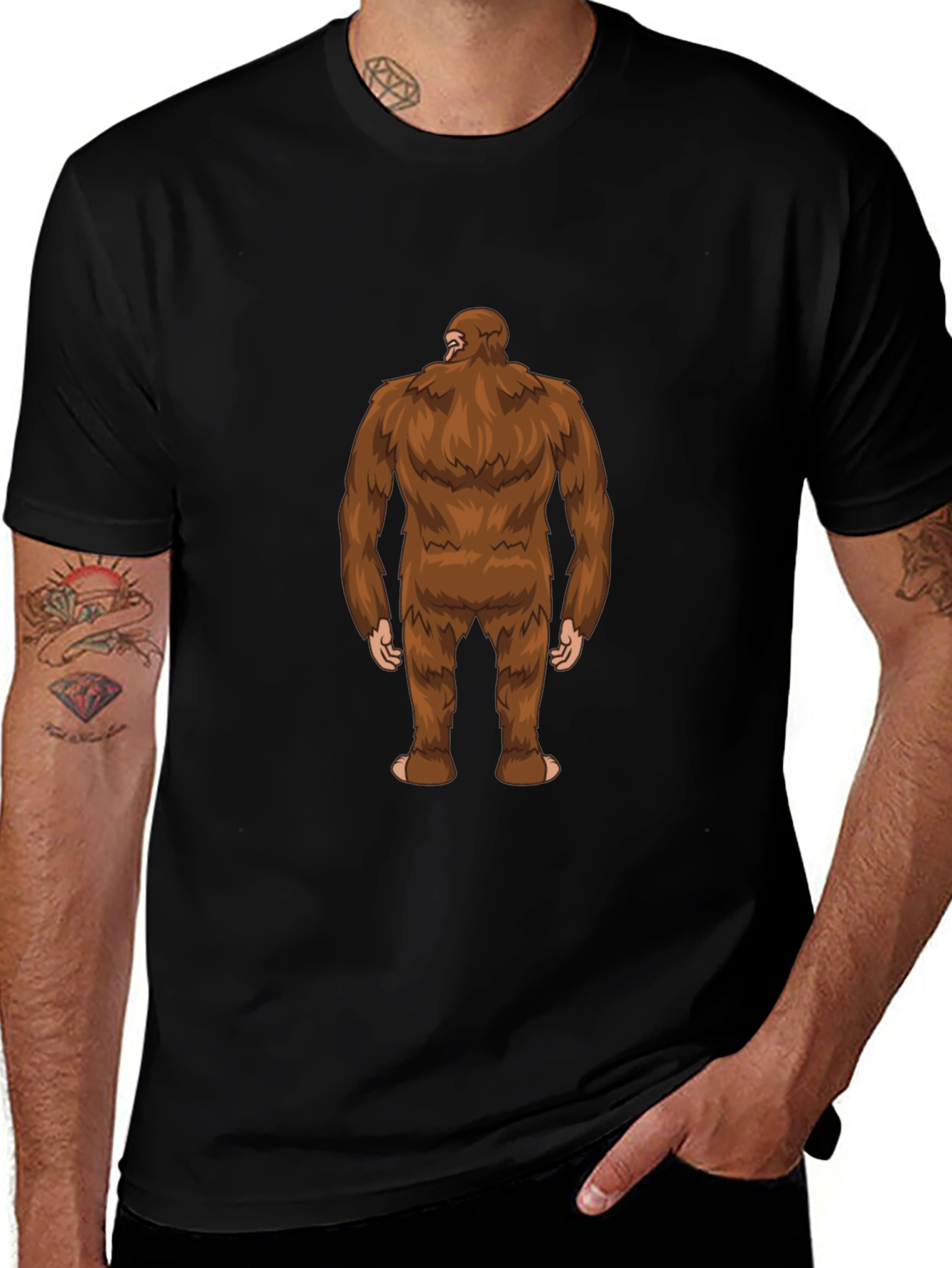Bigfoot Graphic Tee - Cryptid Fun