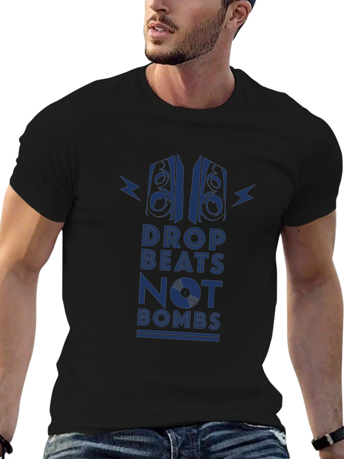 Drop Beats Not Bombs T-Shirt - Music Lover Tee