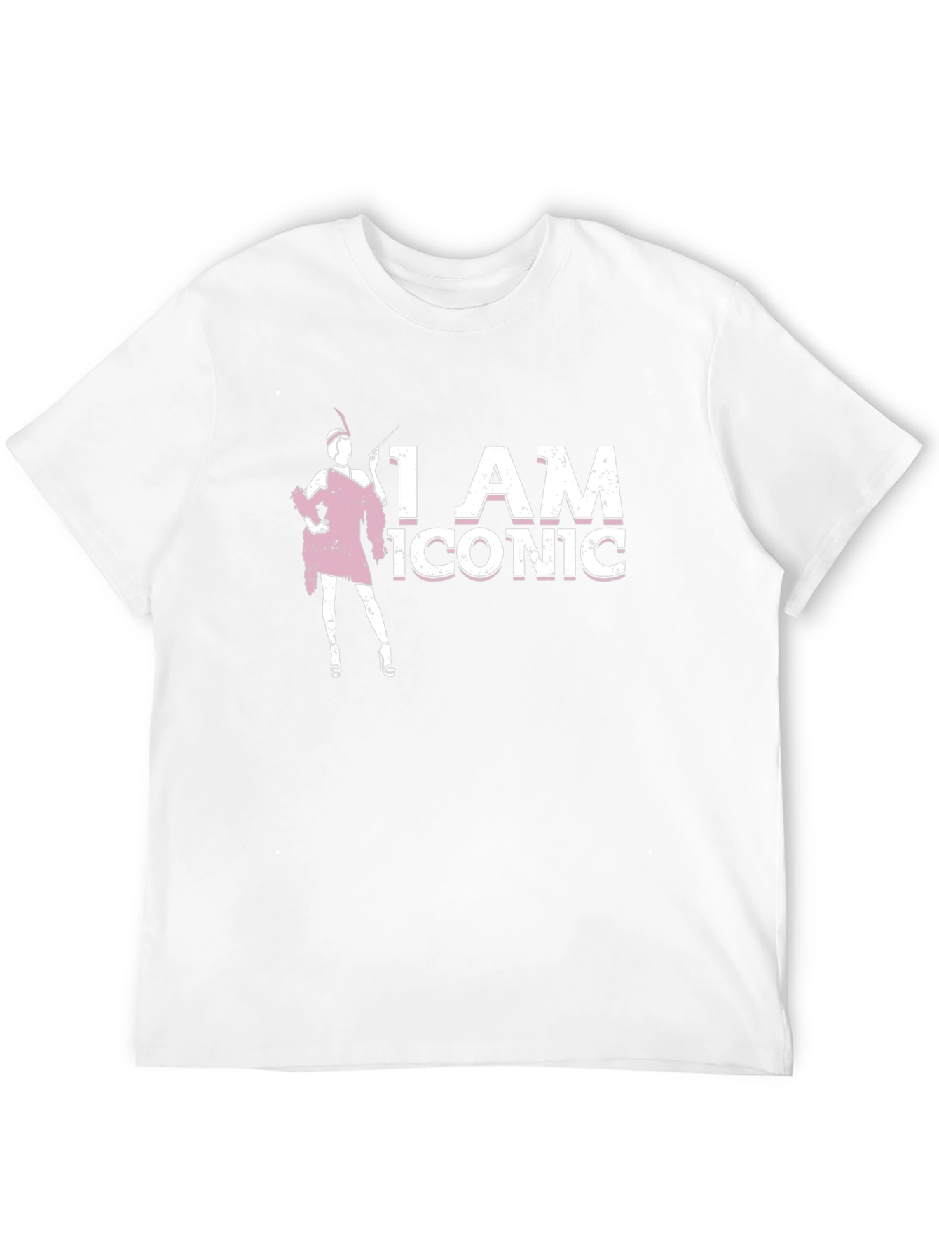 I AM ICONIC Graphic Tee - Black
