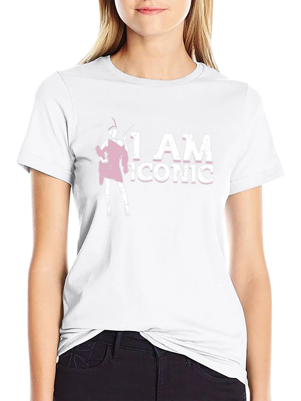 I AM ICONIC Graphic Tee - Black