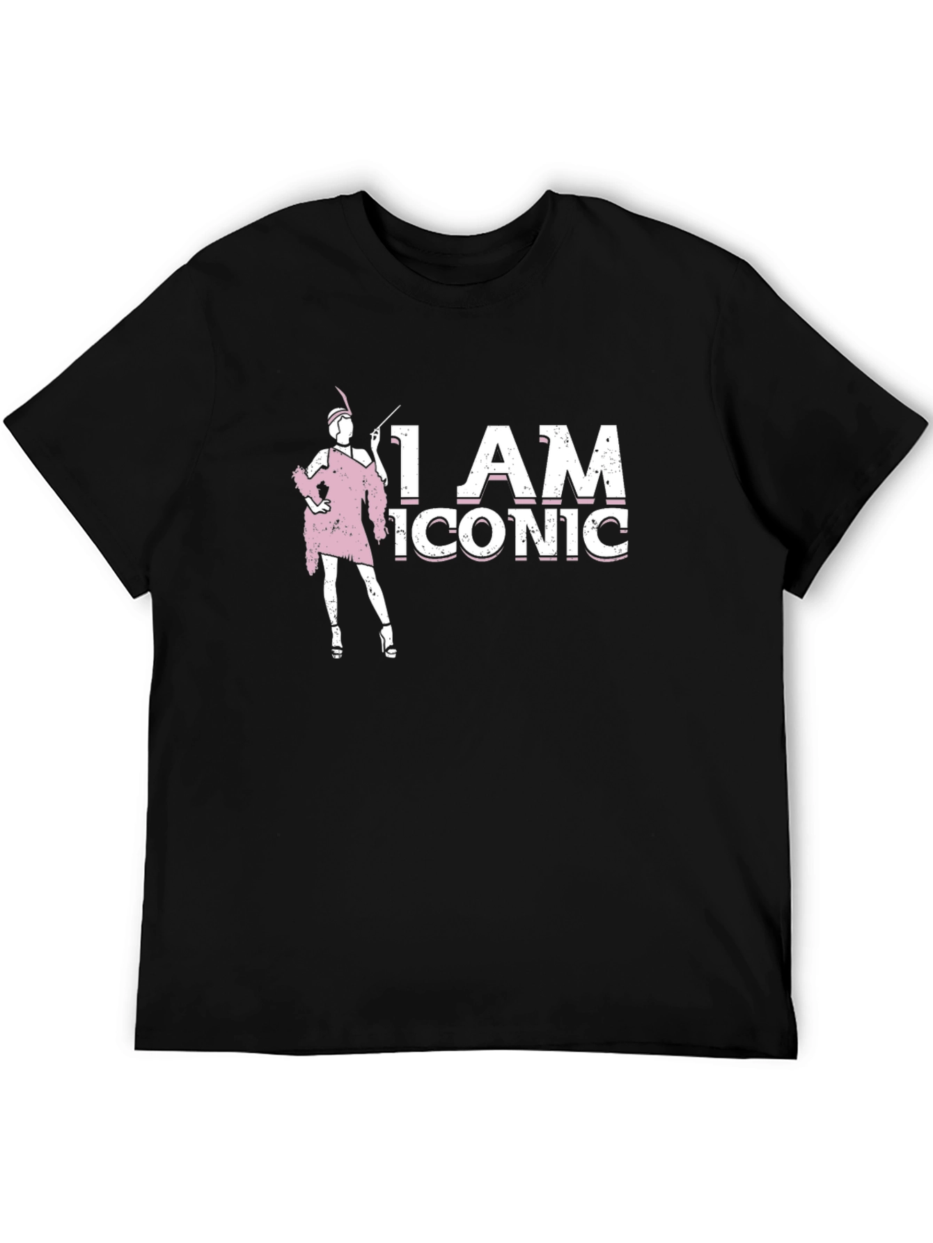 I AM ICONIC Graphic Tee - Black