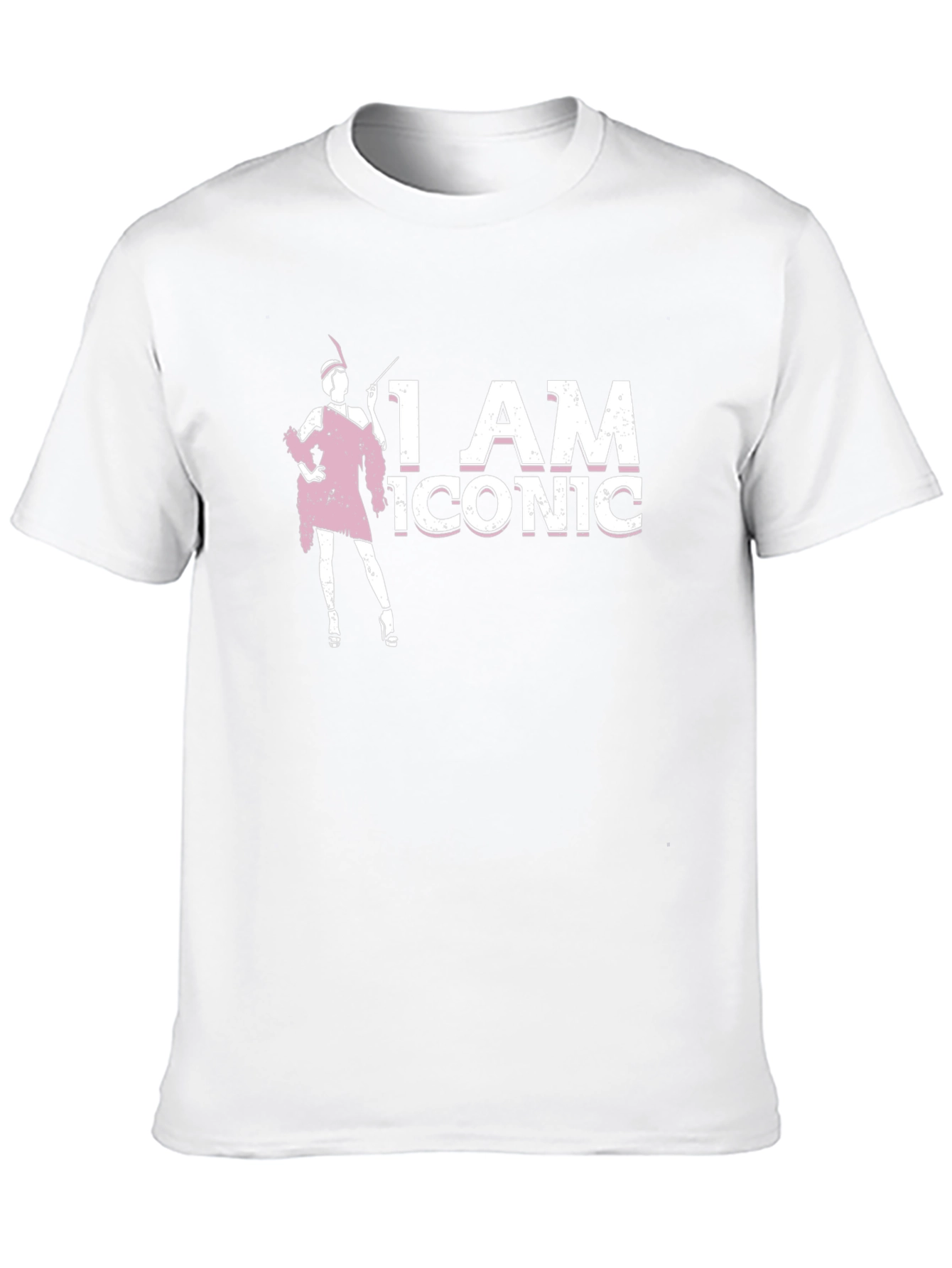 I AM ICONIC Graphic Tee - Black