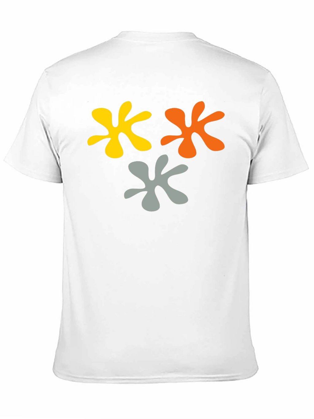 Abstract Splatter Graphic Tee - Black