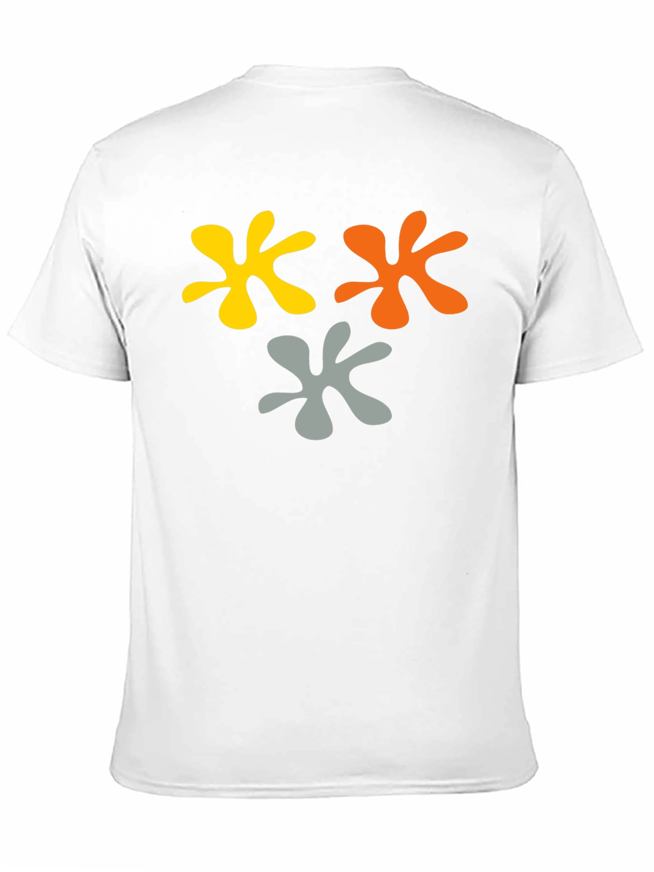 Abstract Splatter Graphic Tee - Black