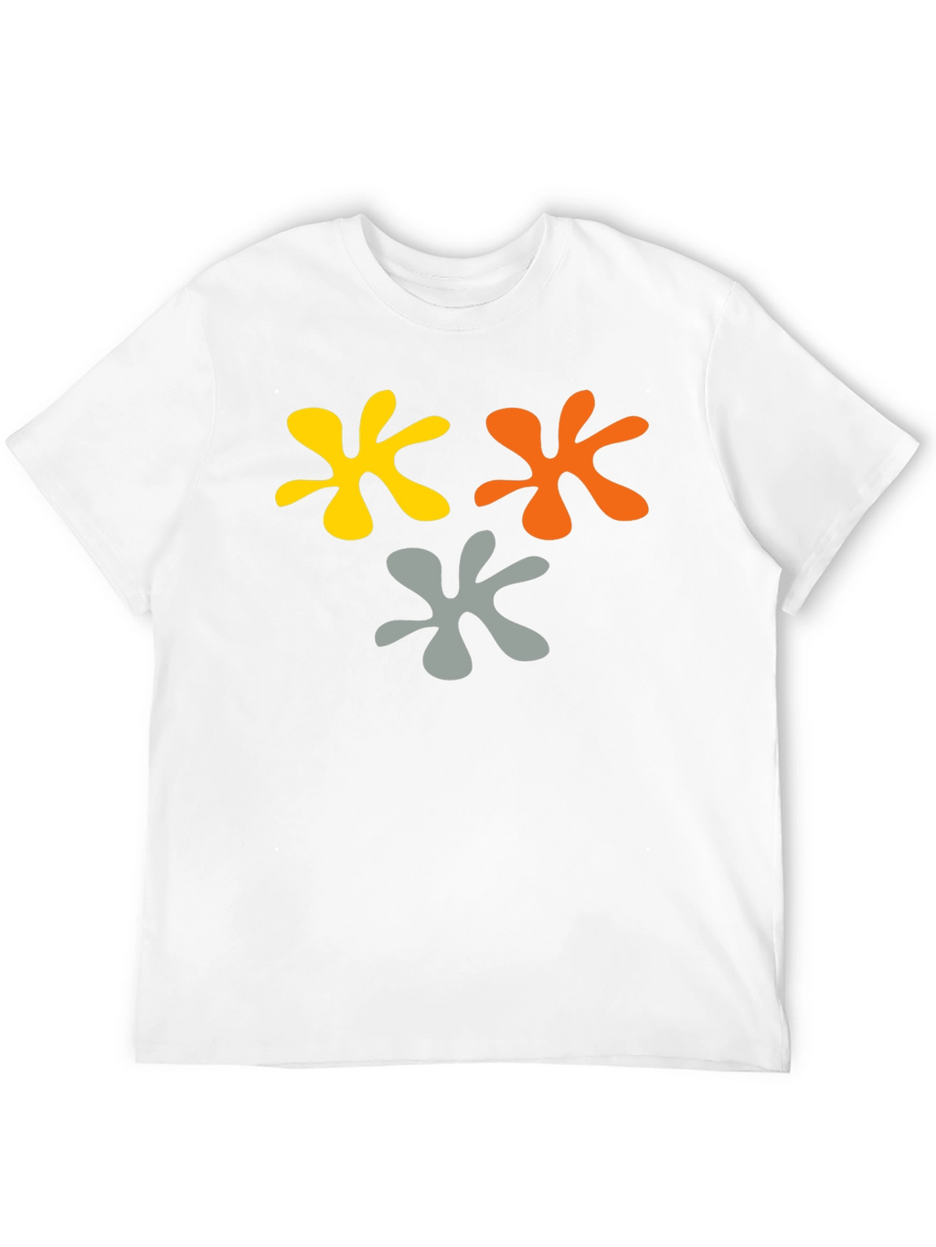 Abstract Splatter Graphic Tee - Black