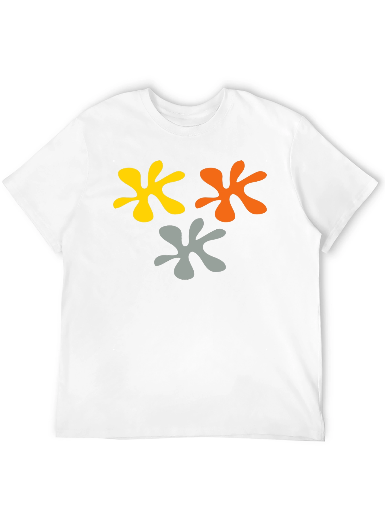 Abstract Splatter Graphic Tee - Black