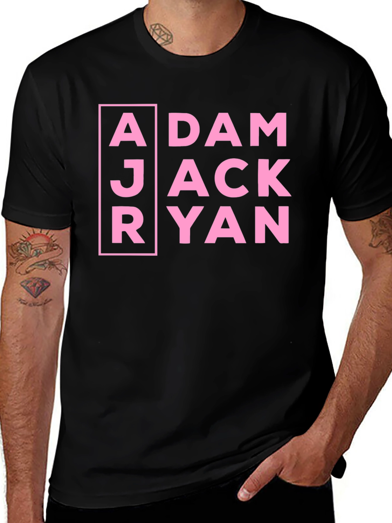 AJR Band Member Names T-Shirt Black