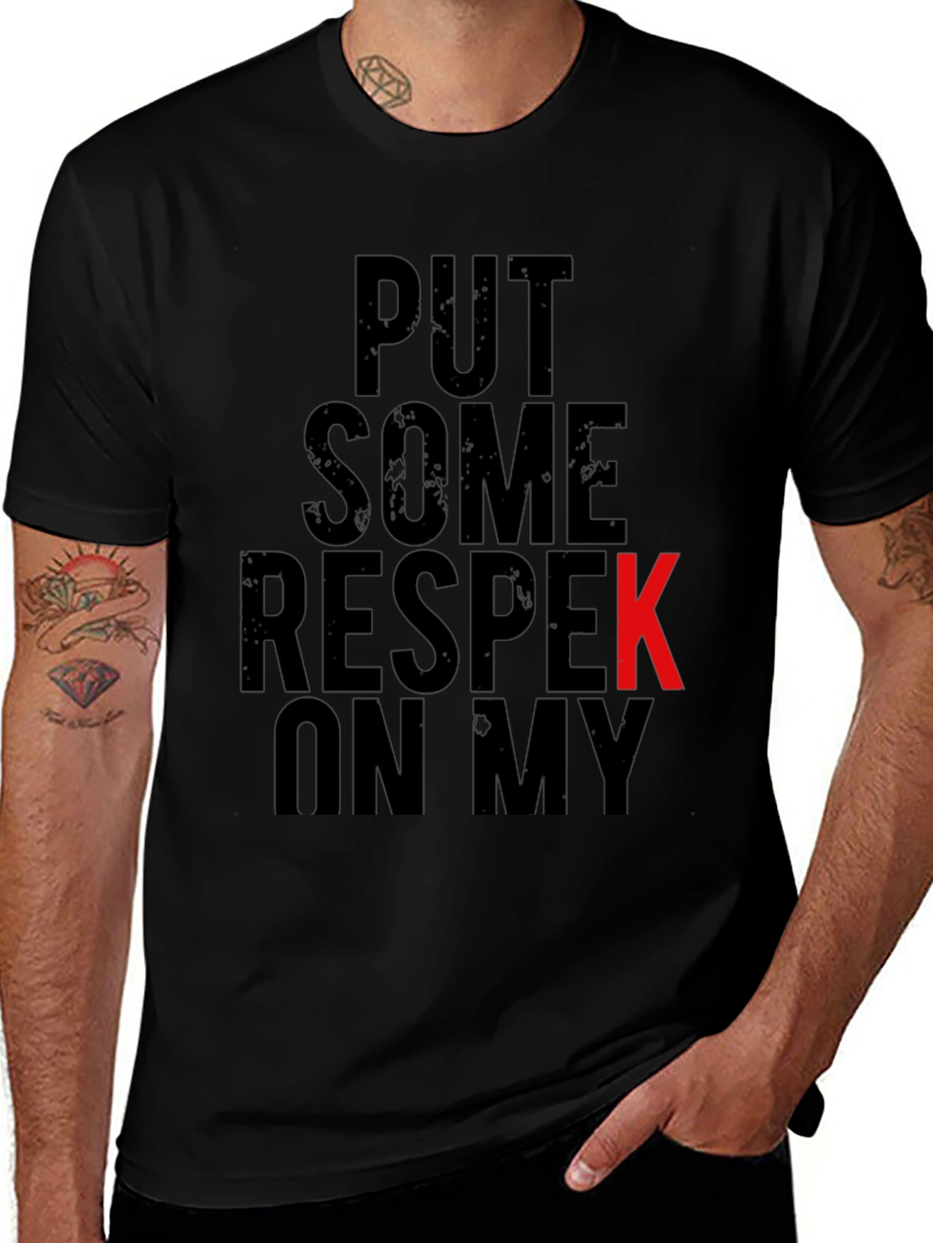 Put Some Respek On My Name Graphic Tee