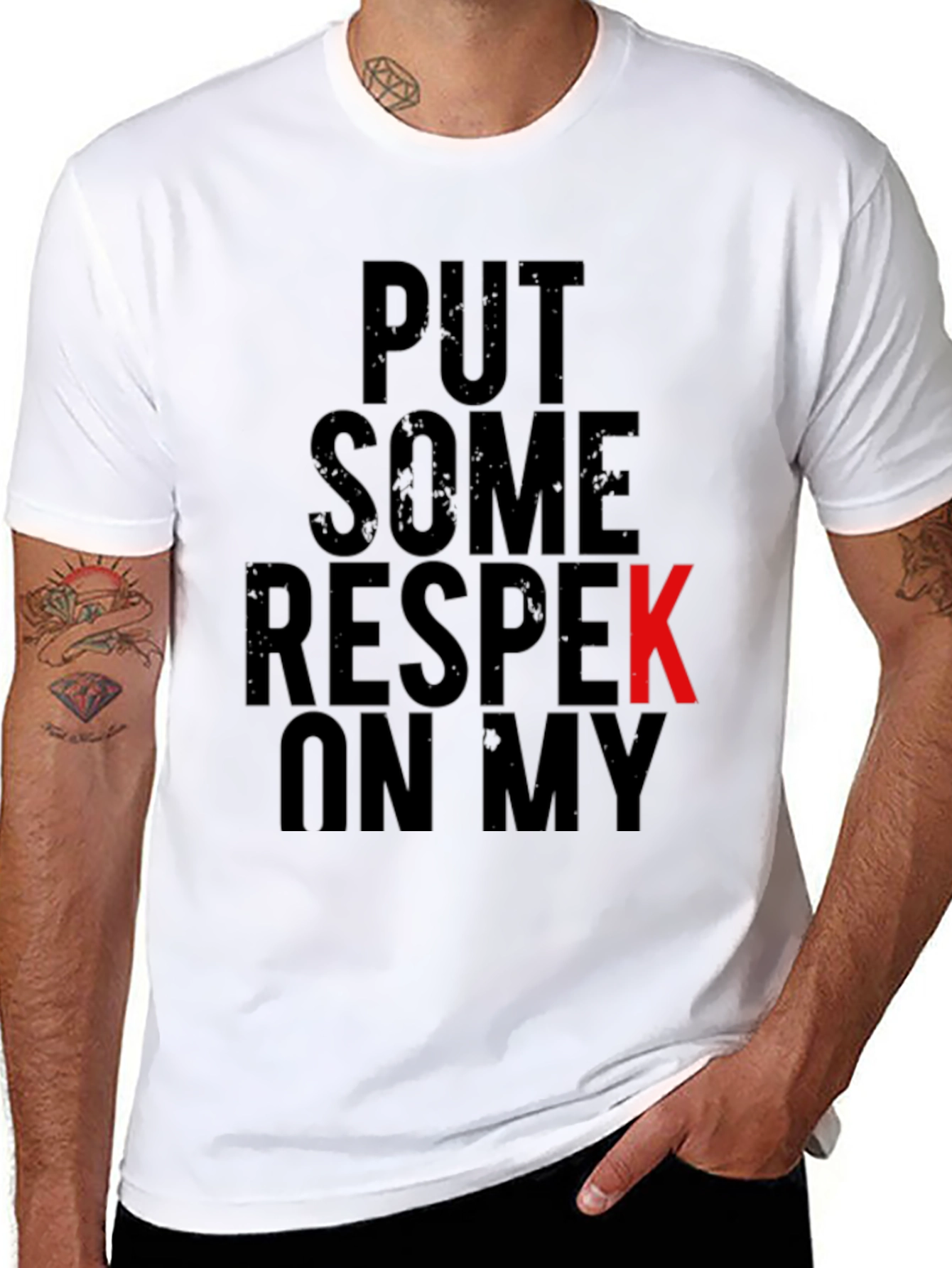 Put Some Respek On My Name Graphic Tee