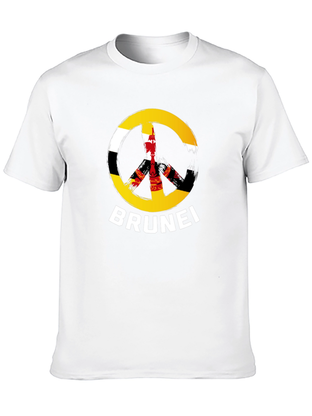 Brunei Peace Sign Graphic T-Shirt