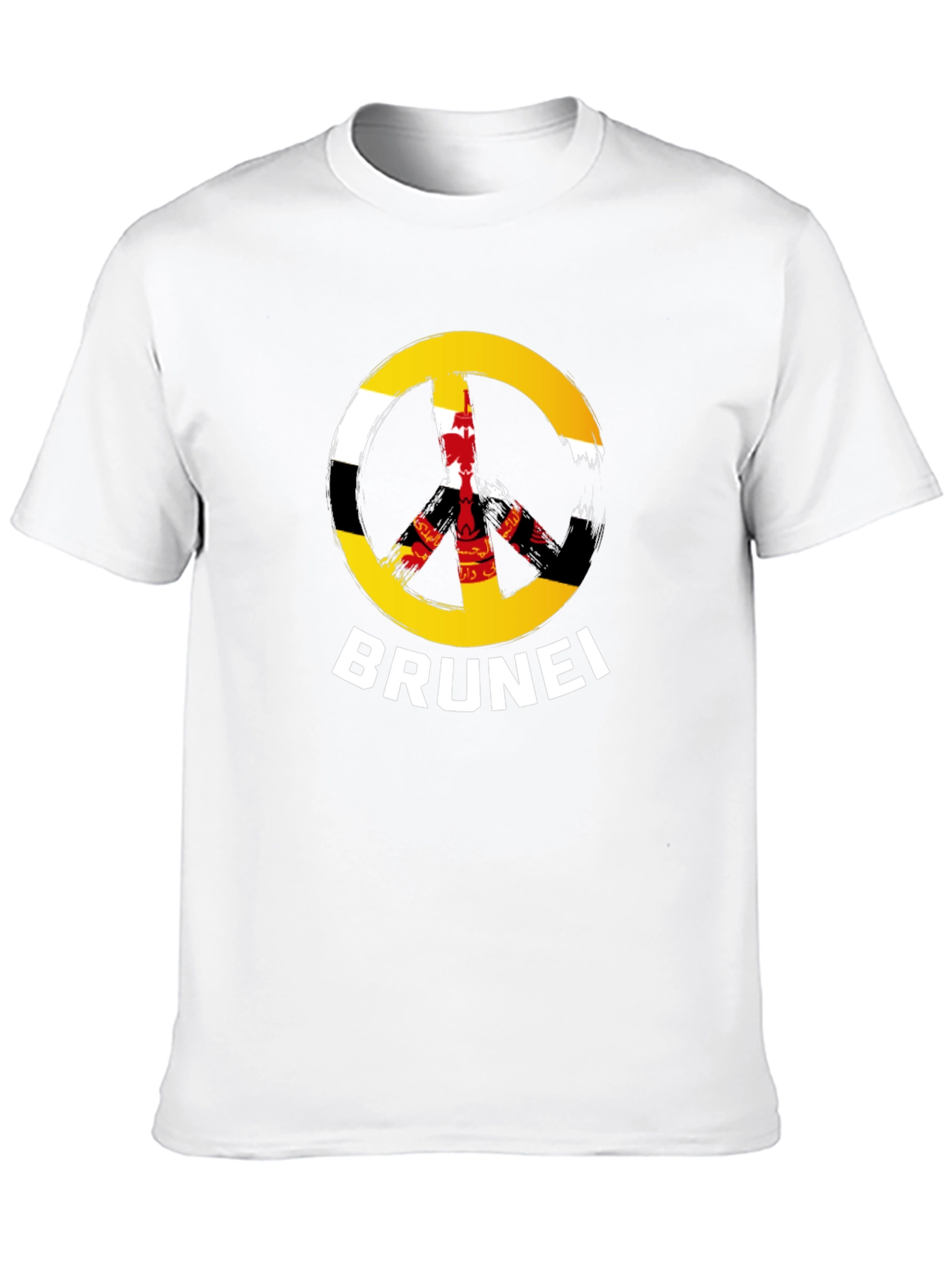 Brunei Peace Sign Graphic T-Shirt