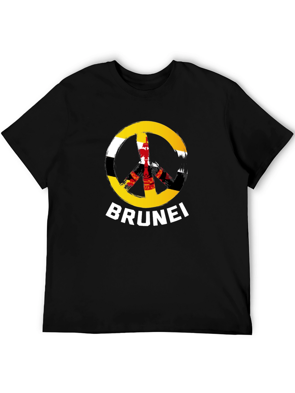 Brunei Peace Sign Graphic T-Shirt