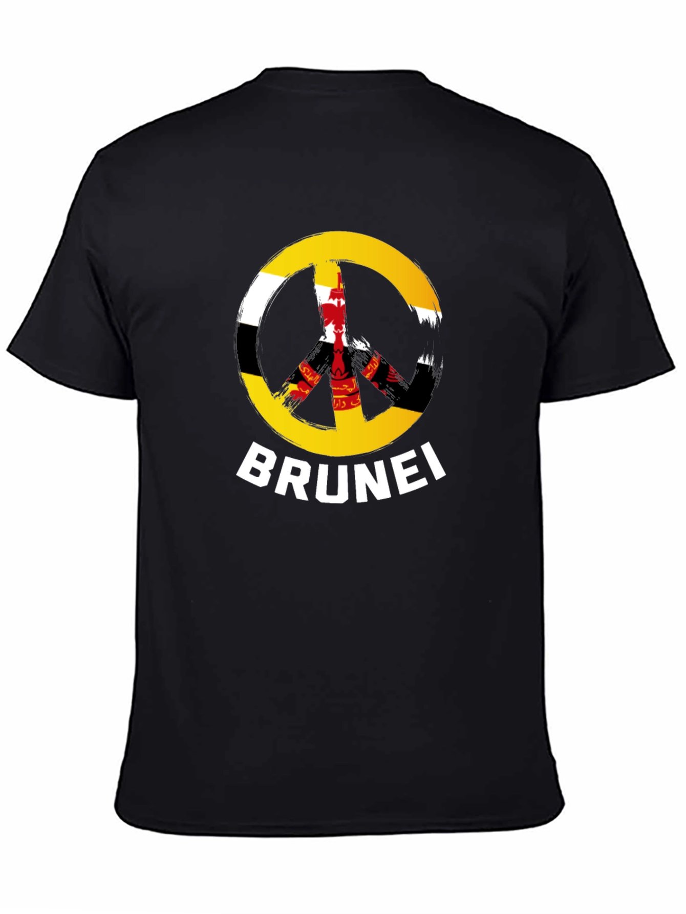 Brunei Peace Sign Graphic T-Shirt