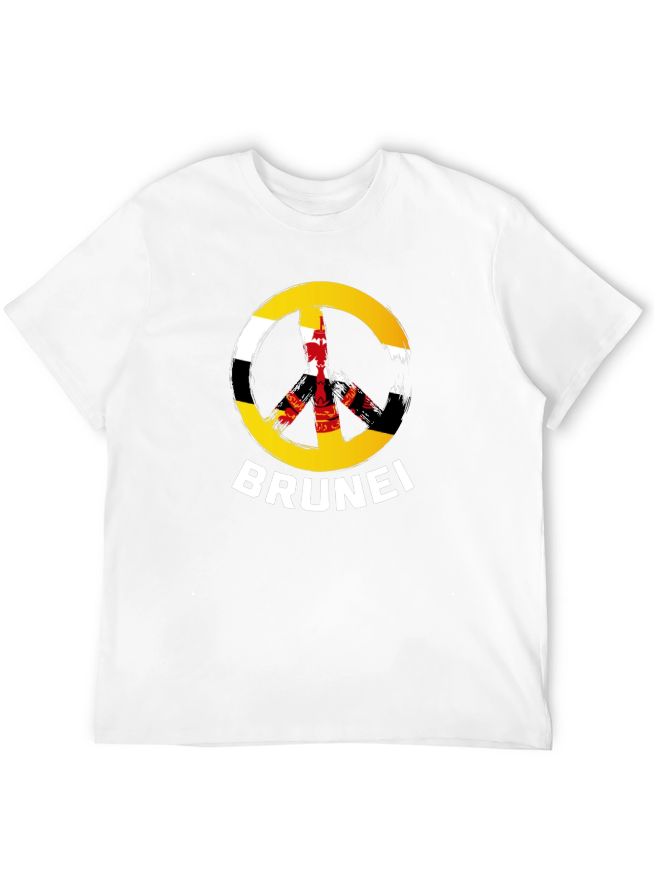Brunei Peace Sign Graphic T-Shirt