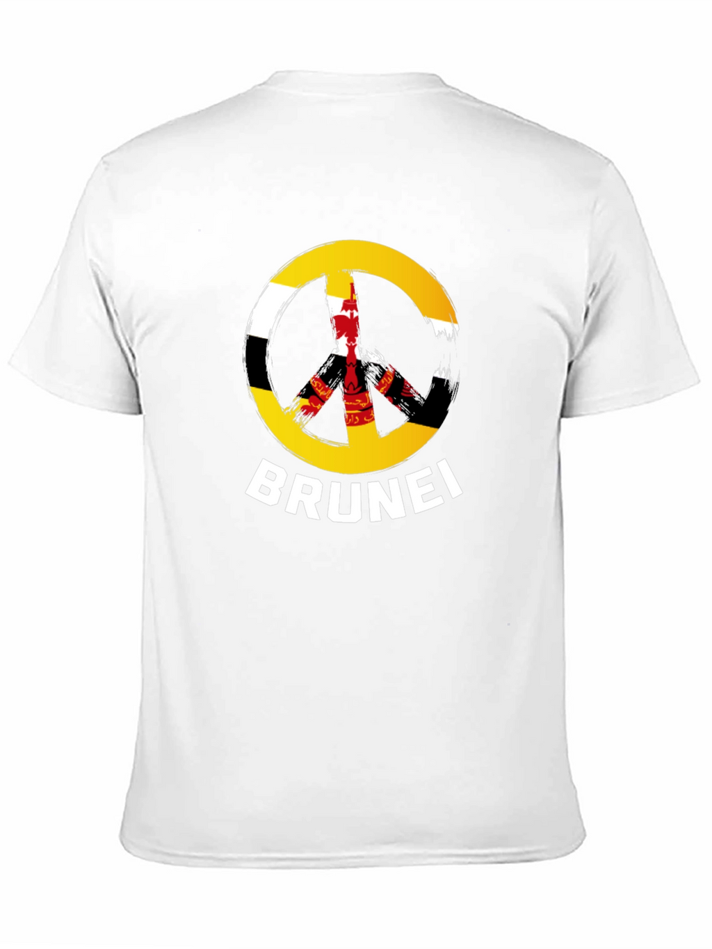 Brunei Peace Sign Graphic T-Shirt