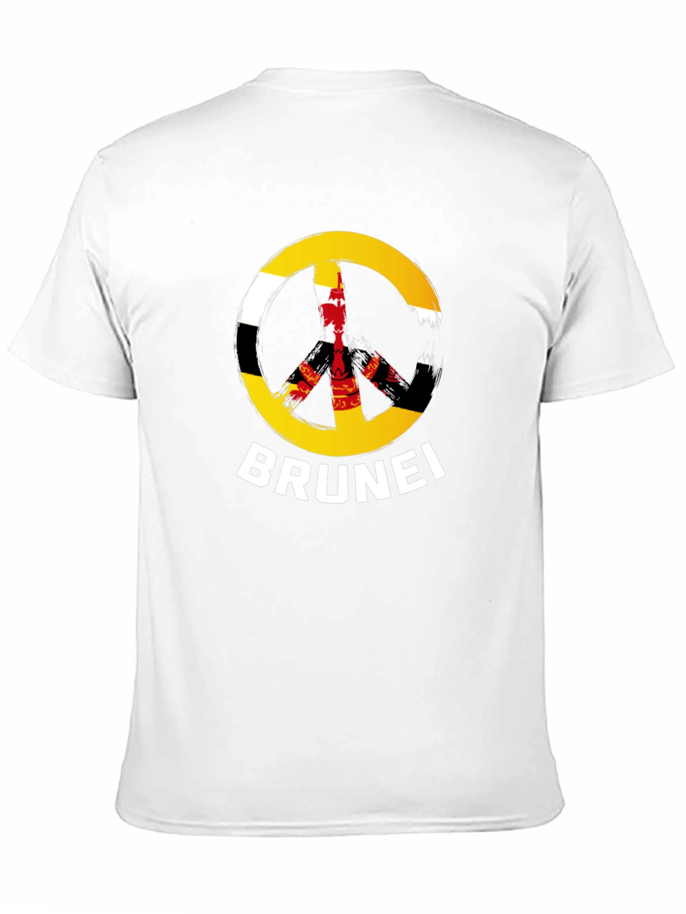 Brunei Peace Sign Graphic T-Shirt