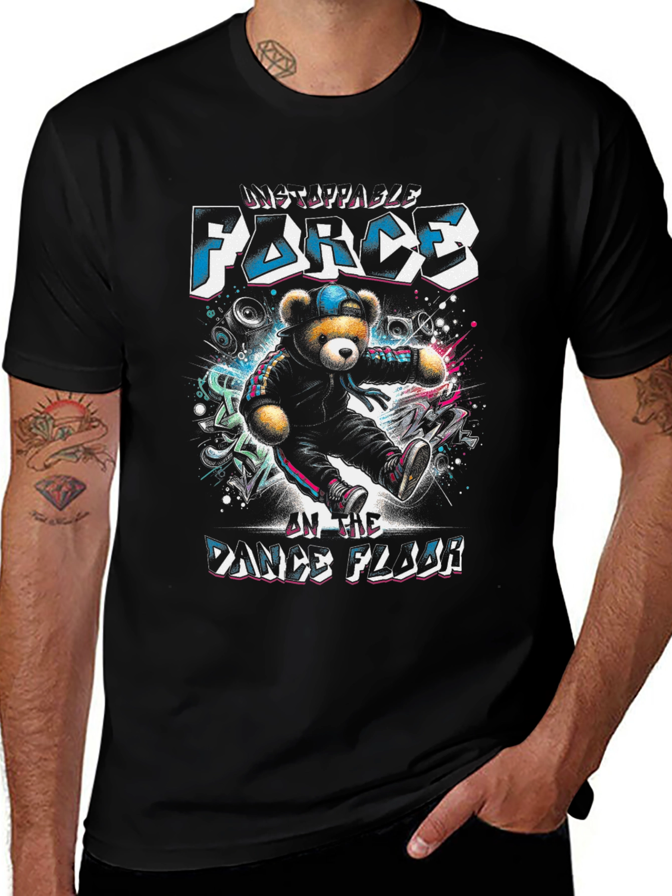 Unstoppable Force Dance Floor Graphic Tee