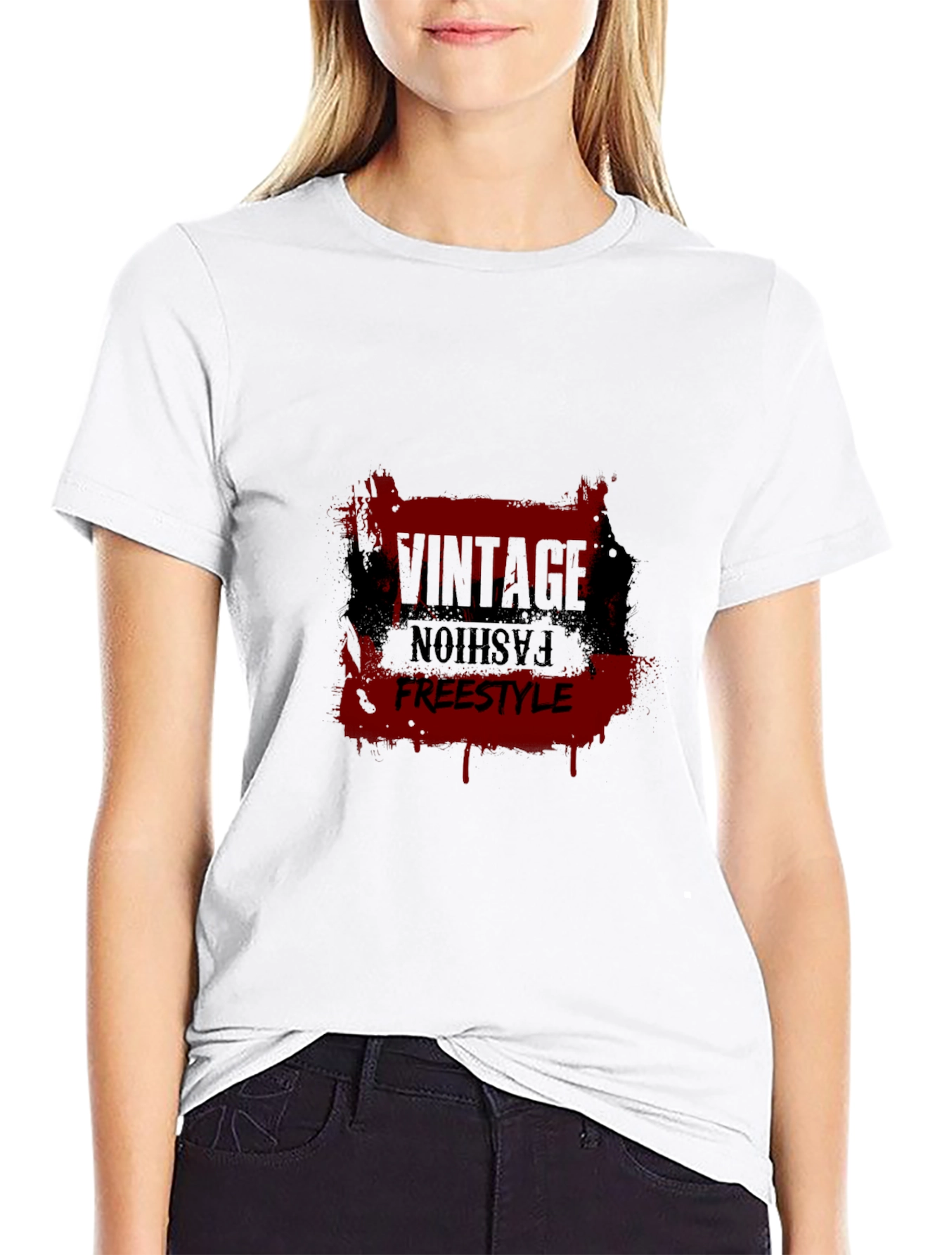 Vintage Fashion Freestyle Graphic Tee