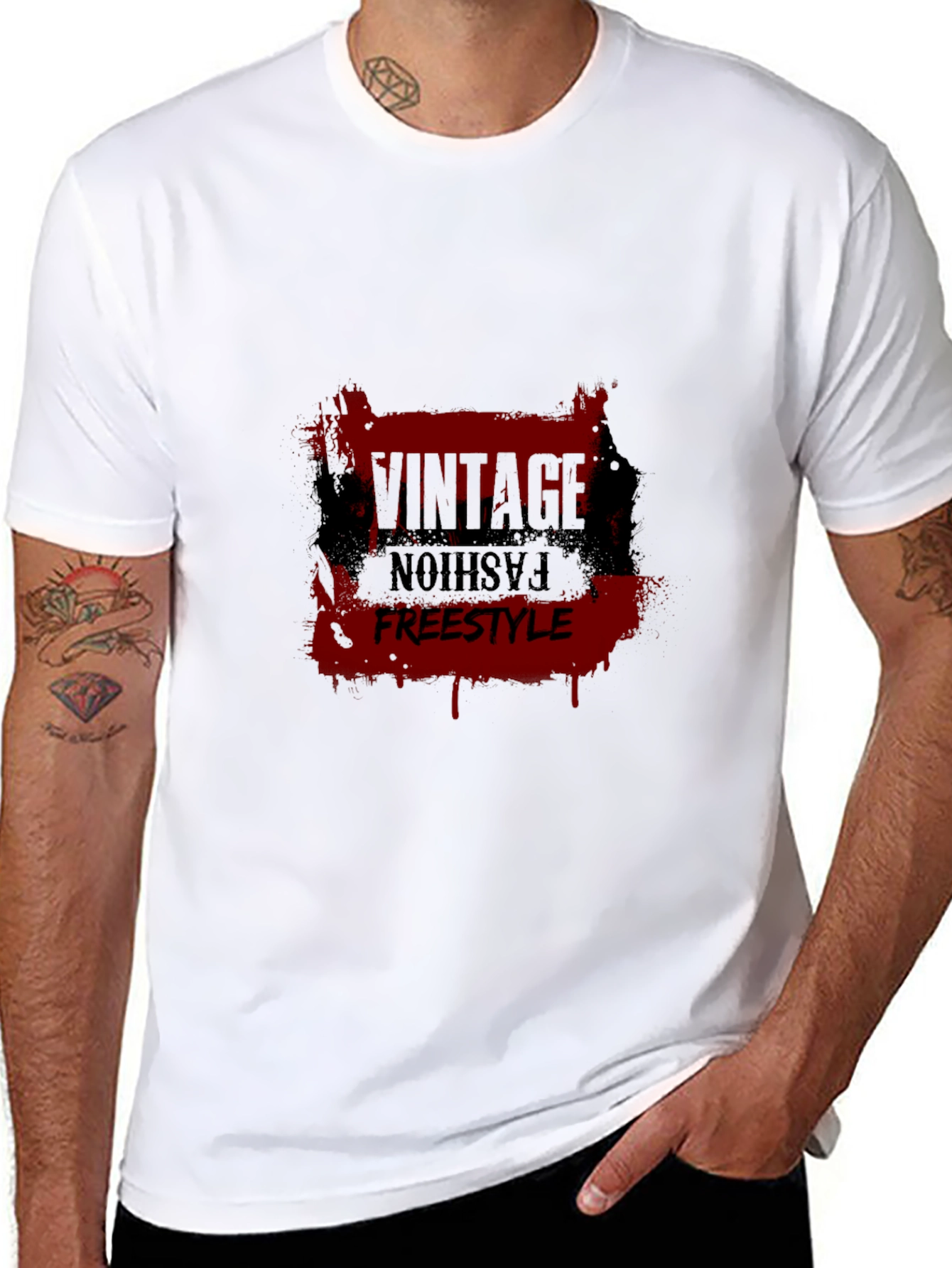 Vintage Fashion Freestyle Graphic Tee