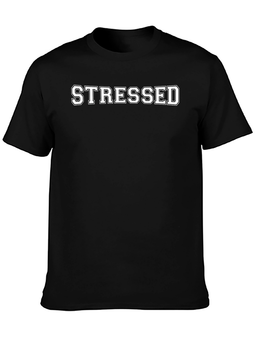 Stressed Black Graphic Tee