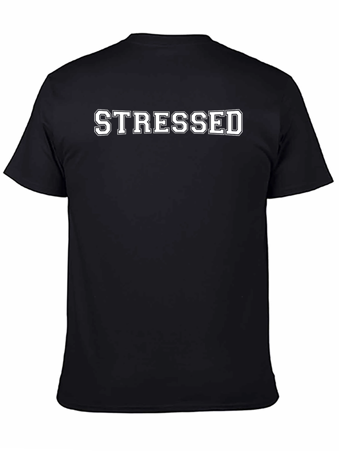 Stressed Black Graphic Tee